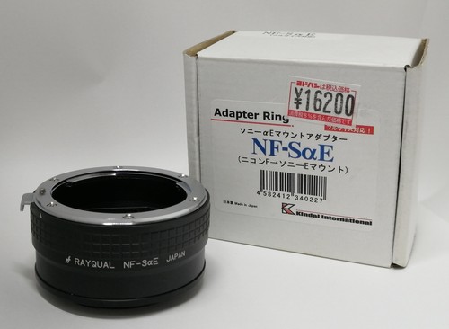 🎦VIDEO👀[Top MINT] Rayqual Adapter NF-SaE NF-SαE Nikon F to Sony αE Mount JAPAN - Picture 1 of 14