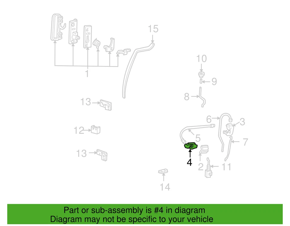 Mando a distancia trasero delantero central Ford Serie E 1992-2014 AC2Z-15264A26-B Foto 4 de 4