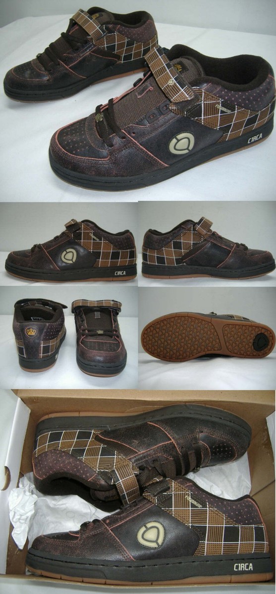 New Vintage 2004 Mens 7 Circa 207 Se Brown Plaid Leather