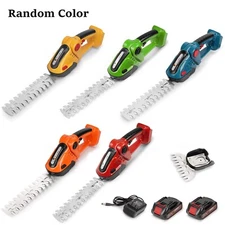 2 in 1 Electric Hedge Trimmer Cordless Power Hedge Trimmer with Battery & Charge