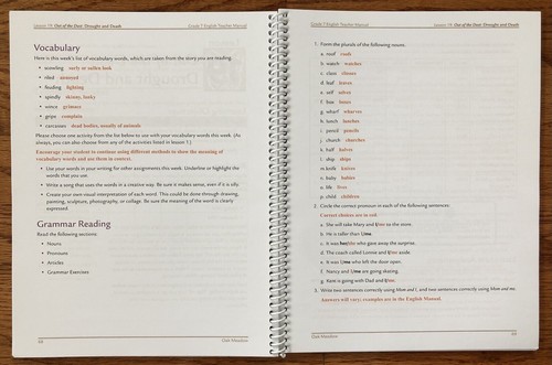Oak Meadow English 7 Teacher Manual 2019 - Picture 12 of 14