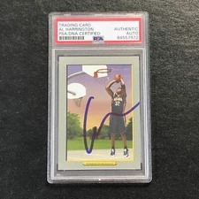 2006-07 Topps Turkey Red #30 Al Harrington Signed Card AUTO PSA Slabbed Pacers