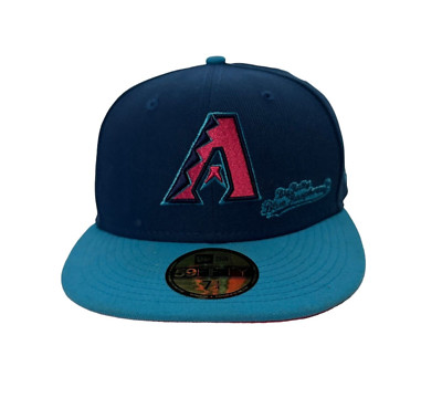 Arizona Diamondbacks Hat 7 1/4 Big League Chew Blue Pink MLB Baseball New Era