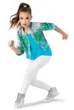 Weissman's HEART OF THE CITY hip hop costume in blue size Int Child 7-8 