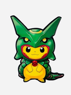 pokemon poncho pikachu Rayquaza / Resin Wallart