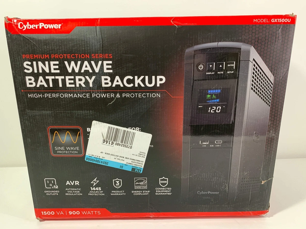 CyberPower 1500VA Computer Uninterruptible Power Supplies (UPS 