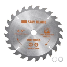 6-1/2-inch Metal Cutting Circular Saw Blade 5/8" Arbor 1.6mm with Washer