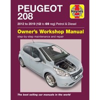 Peugeot 208 2012-2019 Benzin Diesel Reparaturhandbuch Haynes