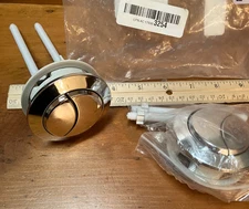 Toilet flush botton 2 PCS round flush button for bathroom toilet (universal)