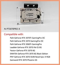 Granzon GPU Water Block For Palit GeForce RTX 3070/3060Ti GamingPro OC