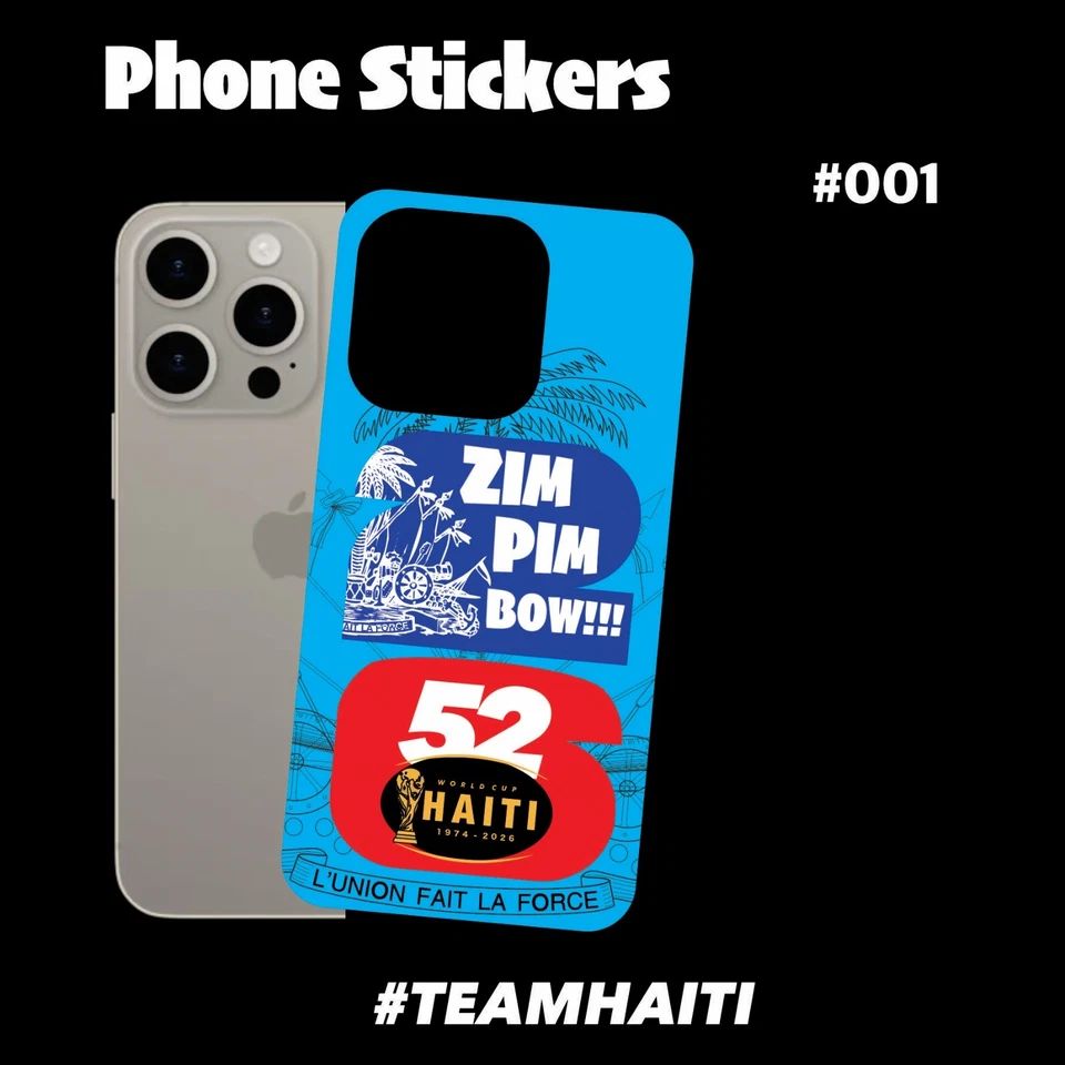 HAITI iPhone back film sticker All Models ( TEAM HAITI) - Image 4 of 4