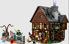 Disney Hocus: Pocus 21341-PCS-2316 The Sanderson Sisters' Cottage Building Set