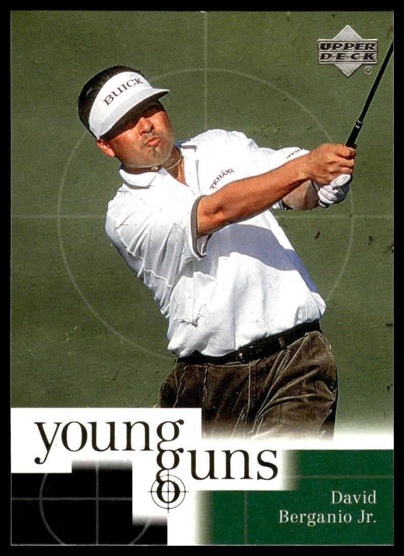 2001 Upper Deck #77 David Berganio RC Golf NM+