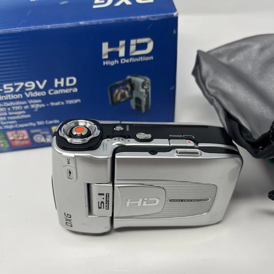 DXG-579V 5.1 MP High-Definition Handheld Video Camera With Accessories Box - Image 2 of 4