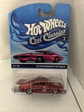 Hot Wheels Spectrafrost Cool Classics 65 Volkswagen Fastback 2530 Pink Card