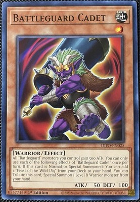 Battleguard Cadet DIFO-EN025 Dimension Force 1st Edition - Yugioh Card