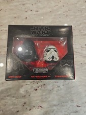 Star Wars  Black Series Titanium Darth Vader And Stormtrooper Helmets  3 2015