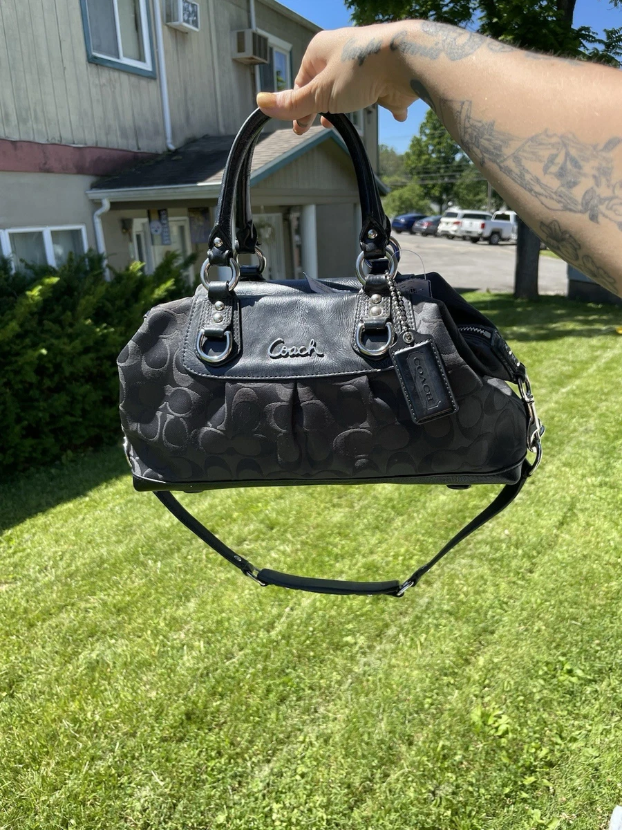 Coach Ashley Satchel/Top Handle Bag Black Bags & Handbags for