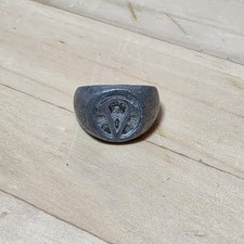 Anillo Assassin's Creed Master Assassin Talla 9 Tono Plata/Gris Novedad Disfraz