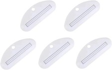 5PCS Toothpaste Tube Squeezer Clips Plastic Dispenser Holder Bathroom Accessory