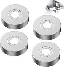 4 Stück Rosette Duscharmatur Abdeckrosette, Heizungsrohr Abdeckung, Ø20,5 Mm/25,