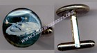 UNIQUE Never Worn Jewelry - MINT Star Trek: Enterprise Pair of NX-01 CUFFLINKS! — photo 1