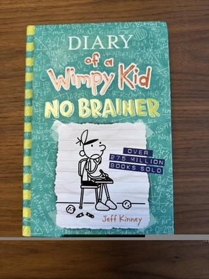 No Brainer (Diary of a Wimpy Kid #18) by Jeff Kinney (2023, Hardcover)