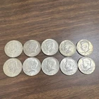 1968 Kennedy Half Dollars 10-Coin Lot 40% Silver See Pictures For Condition