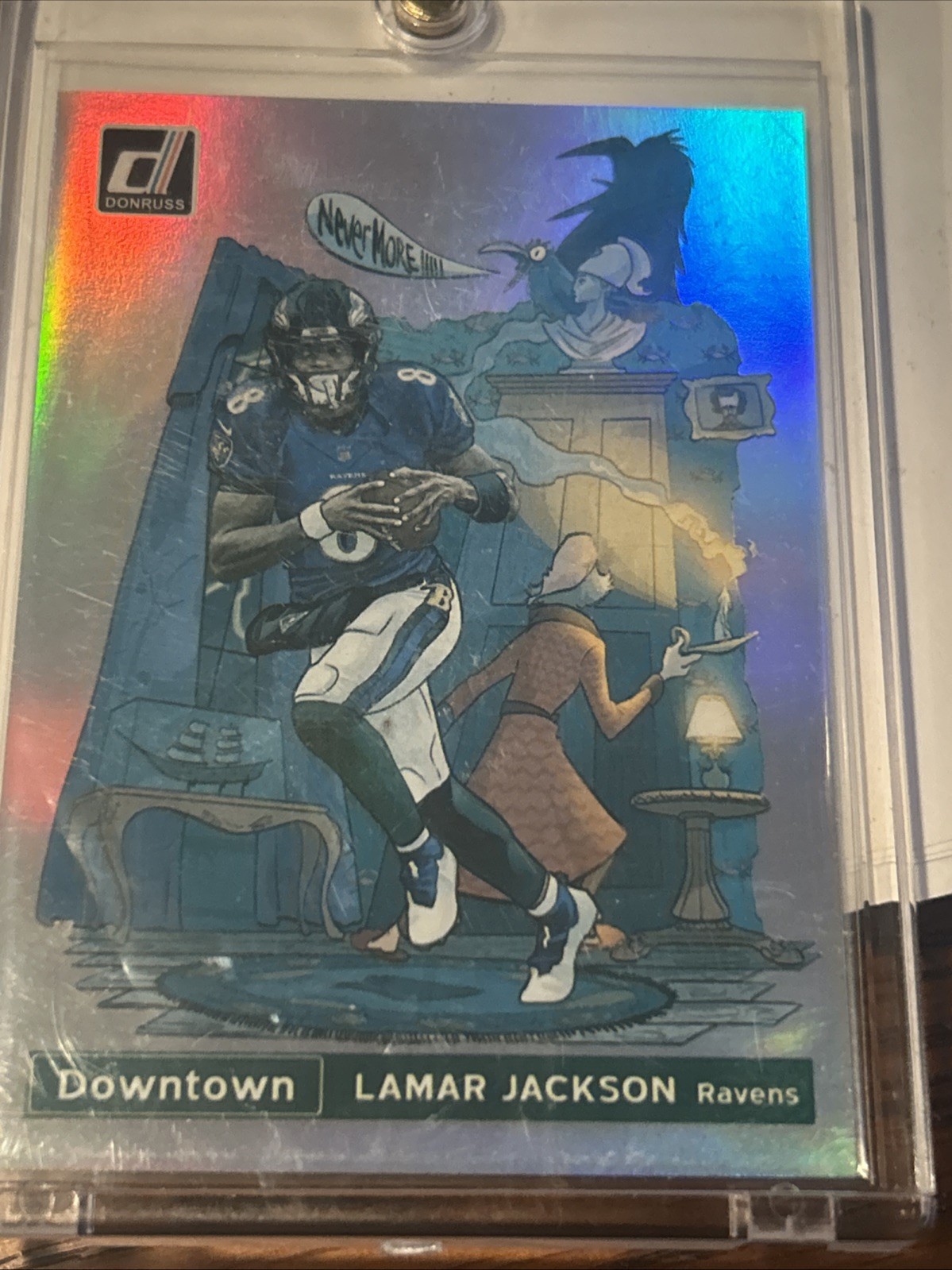 2021 Panini Donruss Lamar Jackson Downtown