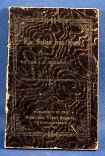 The Soldier From Home U.S. Civil War Christian Comm American Tract Rev Waterbury