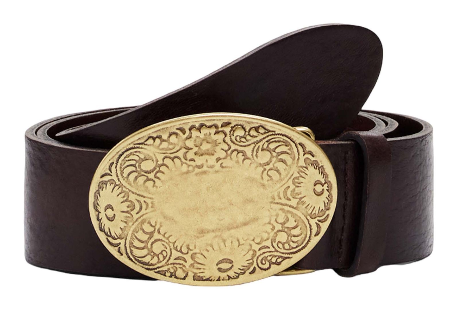 Desigual belt Tabasco Leather Belt W90 Fresh Chocolat