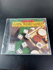 Brand New Hoyle Classic Board Games Pc Sealed Backgammon~Checkers~Yatzi~Parchisi