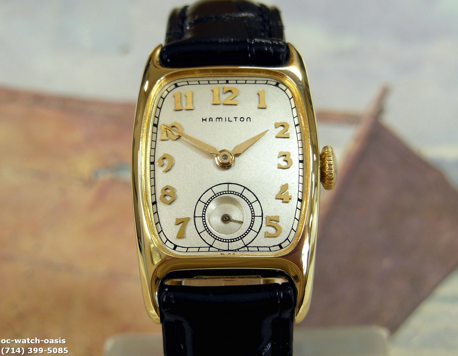 1950 Vintage HAMILTON BOULTON, Stunning SILVER Dial, Serviced & Warranty