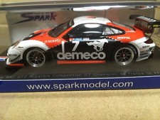Spark Porsche 997 GT3 R 2010 Larbre Competition 1:43 Race Model Red/Black