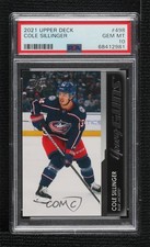 2021-22 Upper Deck Series 2 Young Guns Cole Sillinger #498 PSA 10 GEM MT 0q72