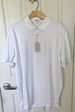 NEW Peter Millar Crown Sport Summer Comfort Jersey Polo NWT XL White UPF 50 