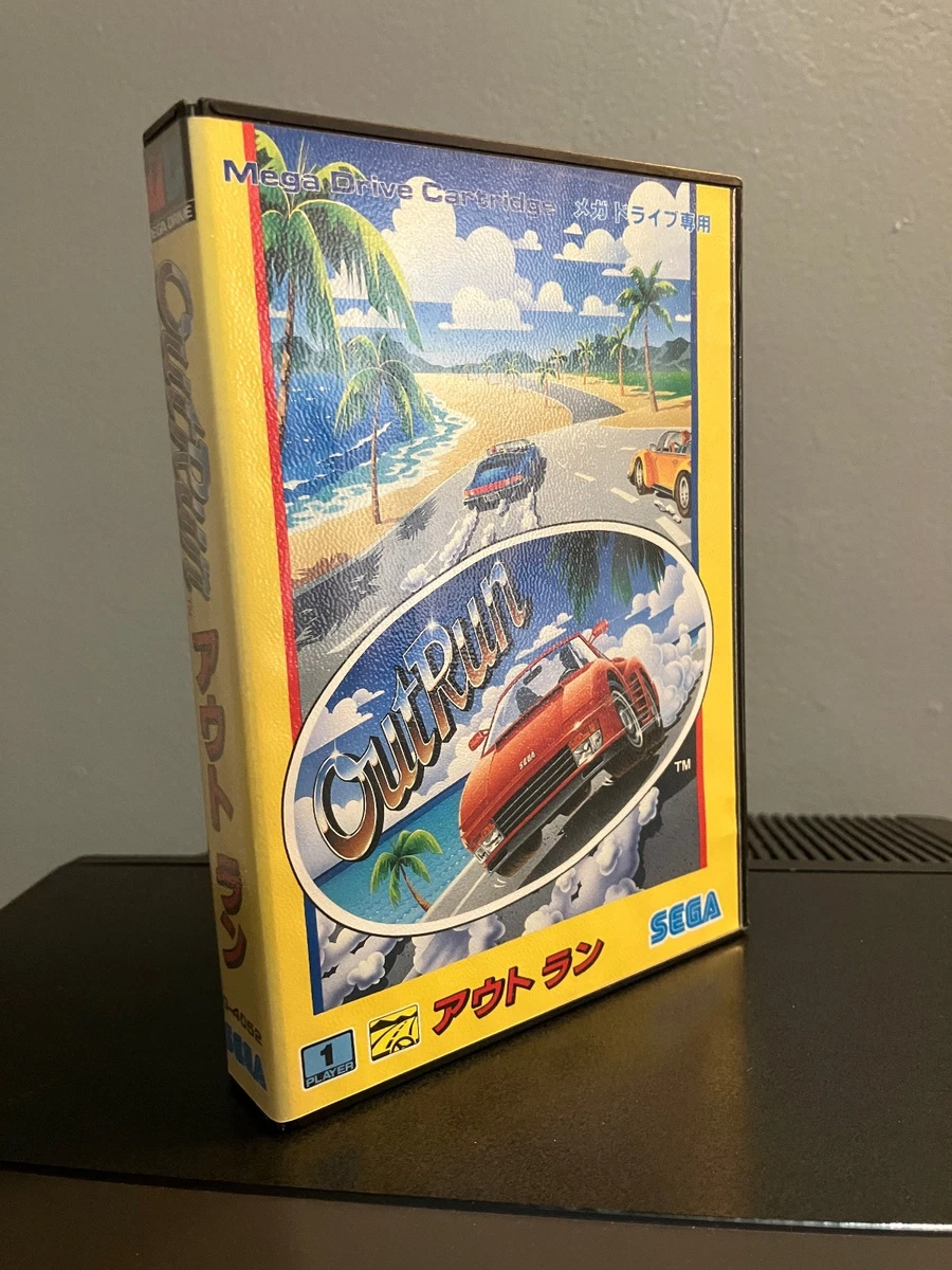 Out Run Sur Megadrive (Pal) - Complet Avec Boîtier Et Notice - Bon état