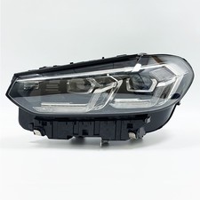 2022-23 BMW X3 X4 LED Headlight Left LH Driver Side Headlamp Chrome OEM 5A29213