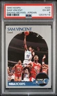 1990-91 NBA Hoops #223 Sam Vincent Shows Michael Jordan Wearing #12 Jersey PSA 6