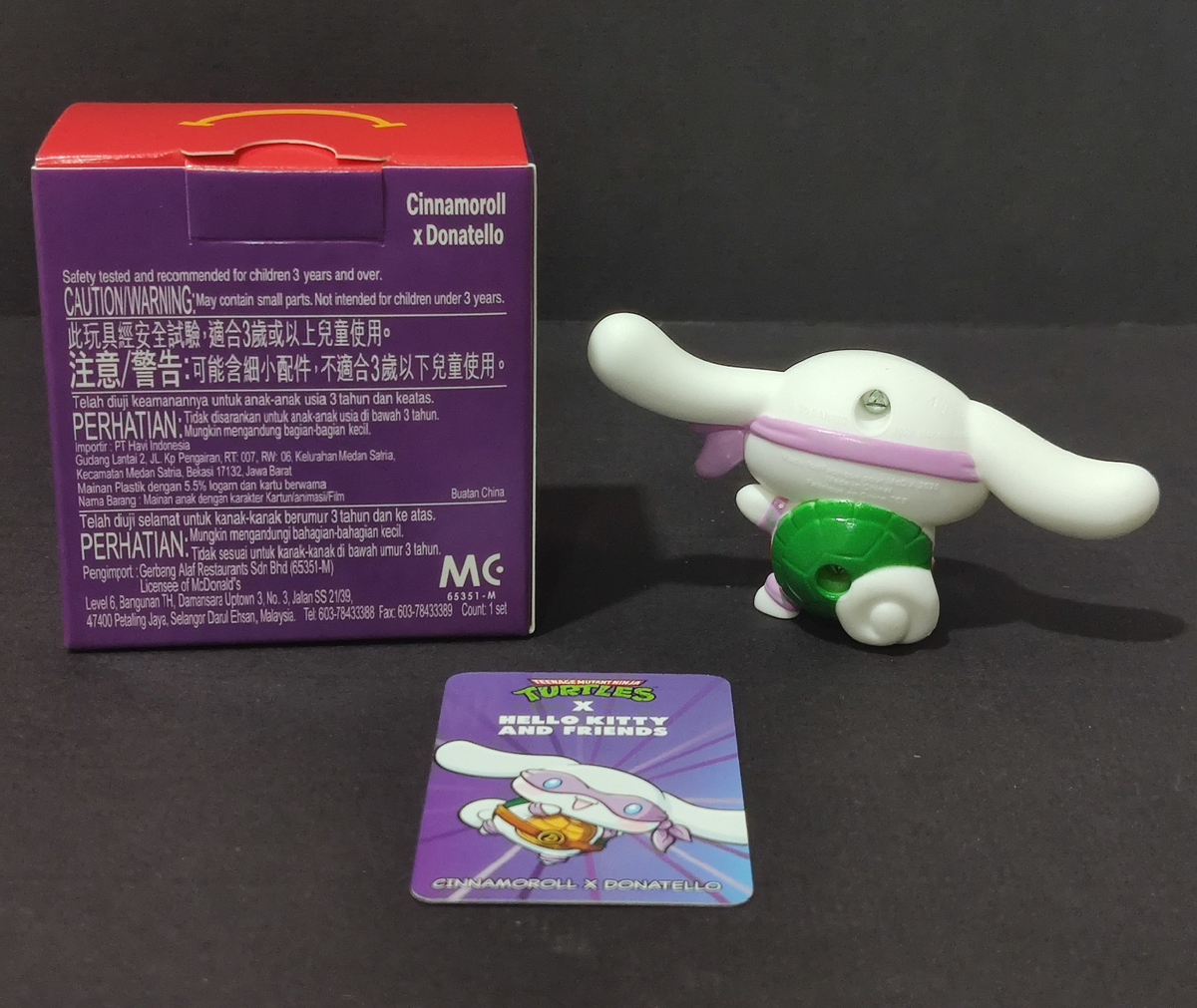 NIB 2025 McDonalds Teenage Mutant Ninja Turtles TMNT CINNAMOROLL X