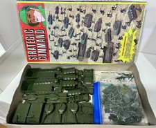 Vintage Brumberger Strategic Command Action Play Set - Boxed - Incomplete