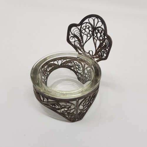 Sowjetisches Senfglas  , filigran , versilbert -  Gramm  I.9 - Bild 2 von 12