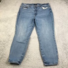 Judy Blue Jeans Womens 22W 38x27 Light Wash High Rise Skinny Stretch Denim