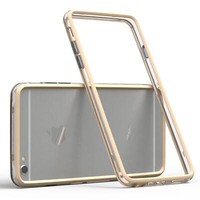 Bumper FüR Apple Iphone 6 / 6S Case Wallet Schutz HüLle Cover Hellbraun