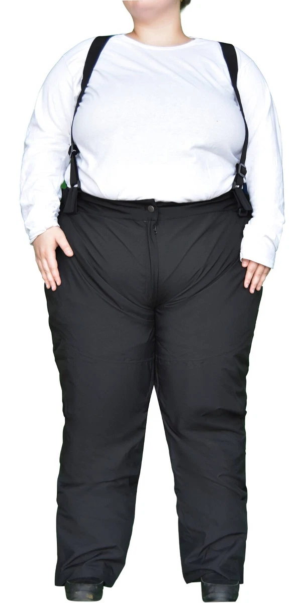 Womens plus size snow cheap pants