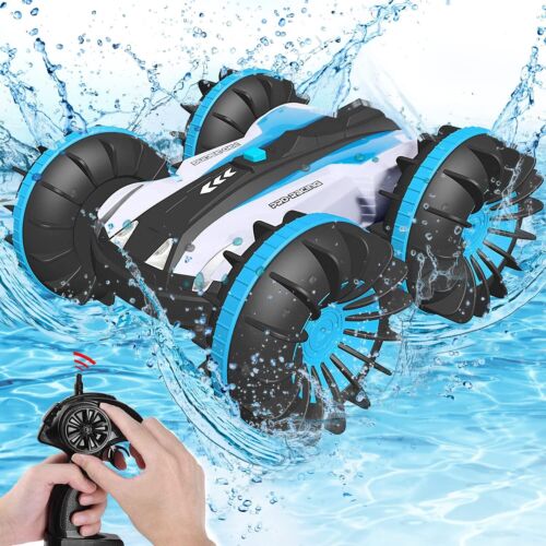 Amphibious Waterproof 2.4Ghz RC Car for Kids 6-13, Beach Toys Remote Control Car