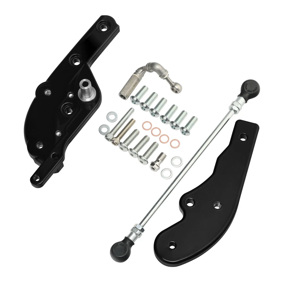 Soporte de controles delanteros de alcance extendido apto para Harley Breakout Fat Bob 2018-24 Foto 4 de 4