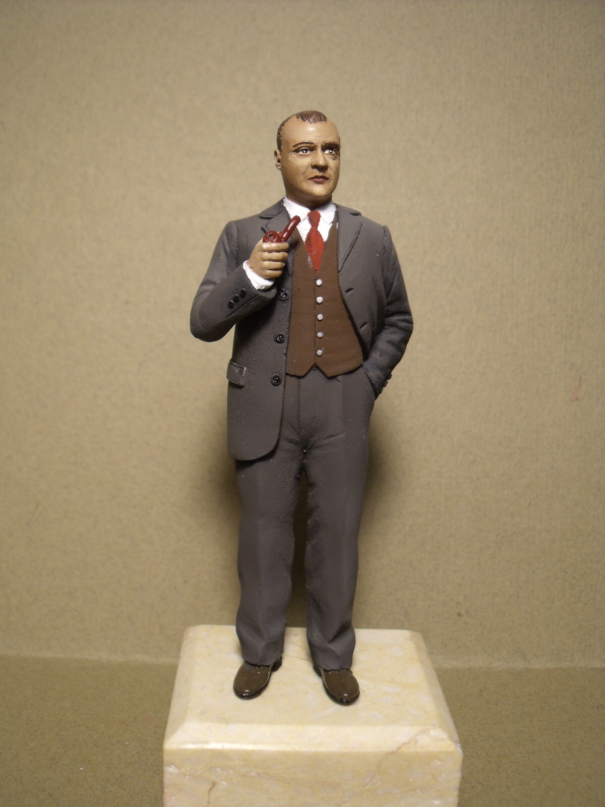 Figurine 1/18 W.O. Bentley en résine brute Vroom pour collectionneur exigeant