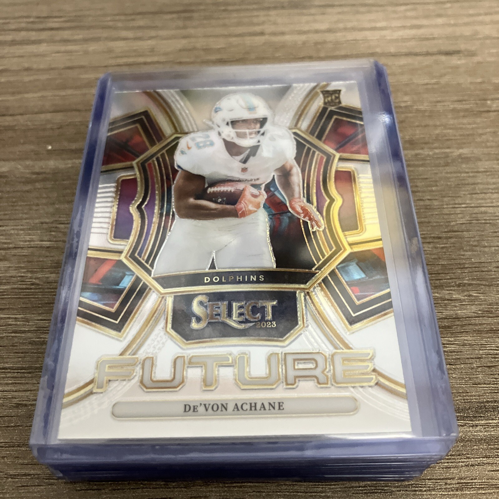 2023 Panini Select Devon Achane Future Rookie RC #FUT-DAC- Dolphins