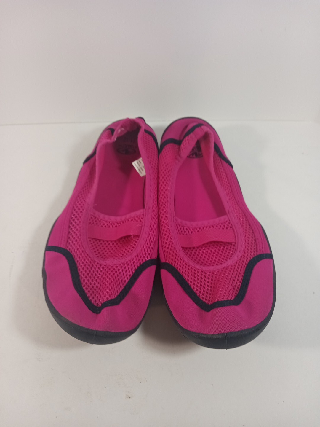 SAOLA Scarpe acqua nere rosa taglia 5 6 US mesh slip on suola gomma lavoro atletico